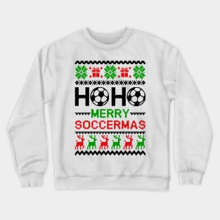 Soccer Christmas Ugly Sweater Crewneck Sweatshirt